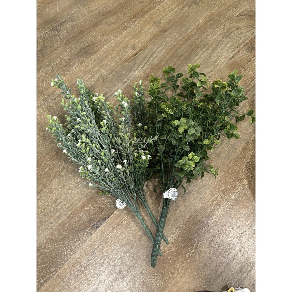 Greenery Stems Lot (set Of 3) Craft Wreath Greenery Stems 18 Inch Floral